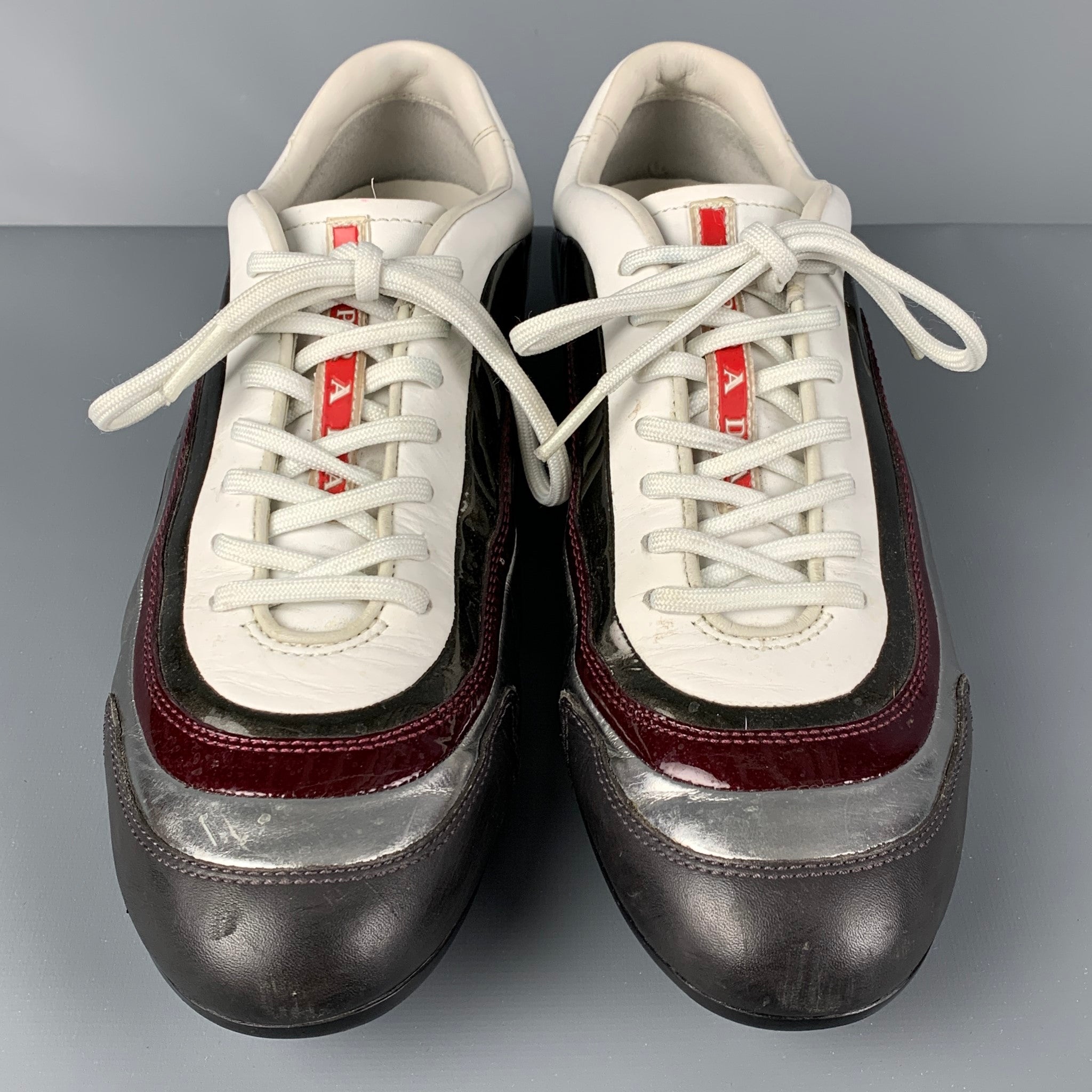 PRADA - プラダ PRADA レザーシューズ キルト カーフレザー 革靴
