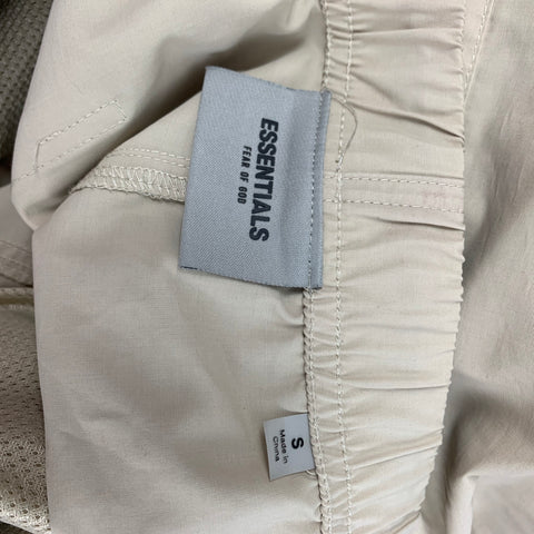 ESSENTIALS Fear Of God Size S Beige Nylon Drawstring Casual Pants