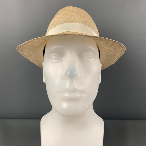 Vintage MAKINS Natural Woven Straw Hat