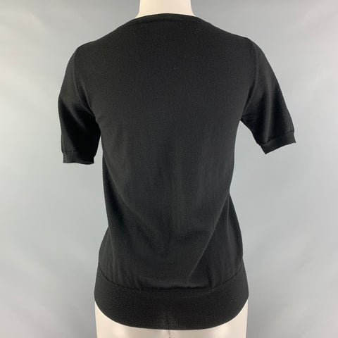 SOFIE D'HOORE Talla 4 Jersey liso de lana negra