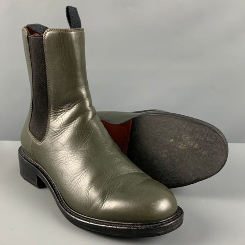 CELINE Size 7.5 Leather Boots