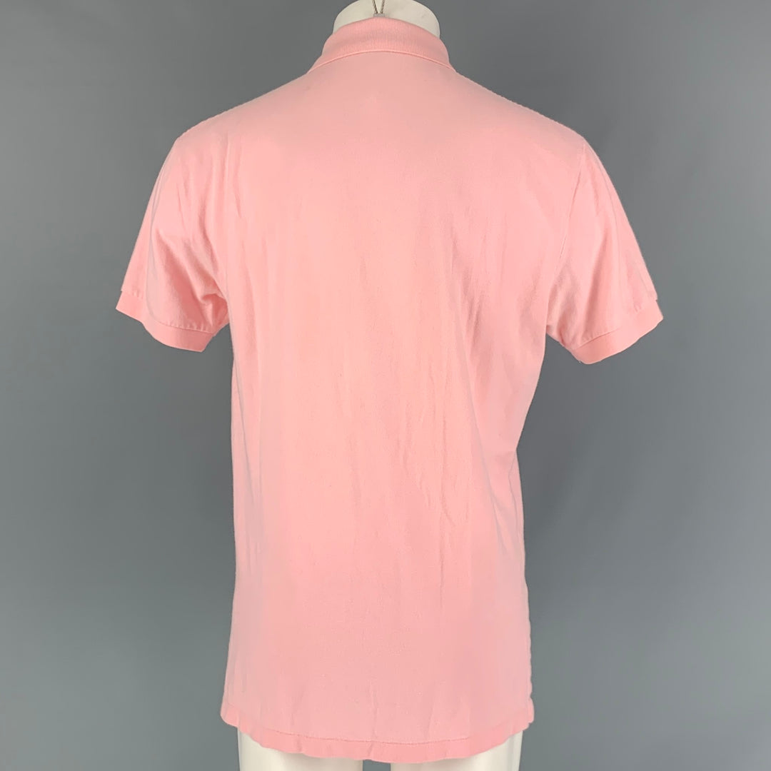 POLO by RALPH LAUREN Size M Pink Cotton Buttoned Polo