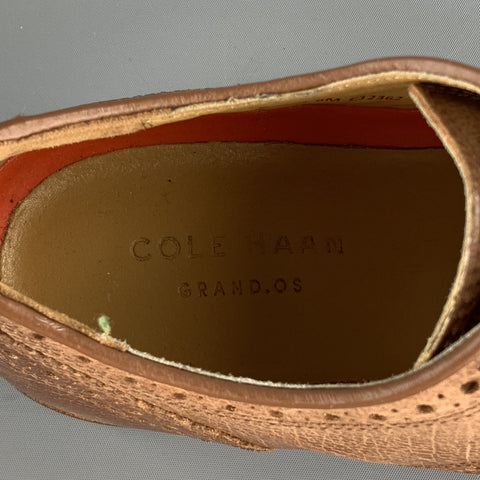 COLE HAAN Taille 8 Tan Brogues Cuir Brogue Chaussures à lacets