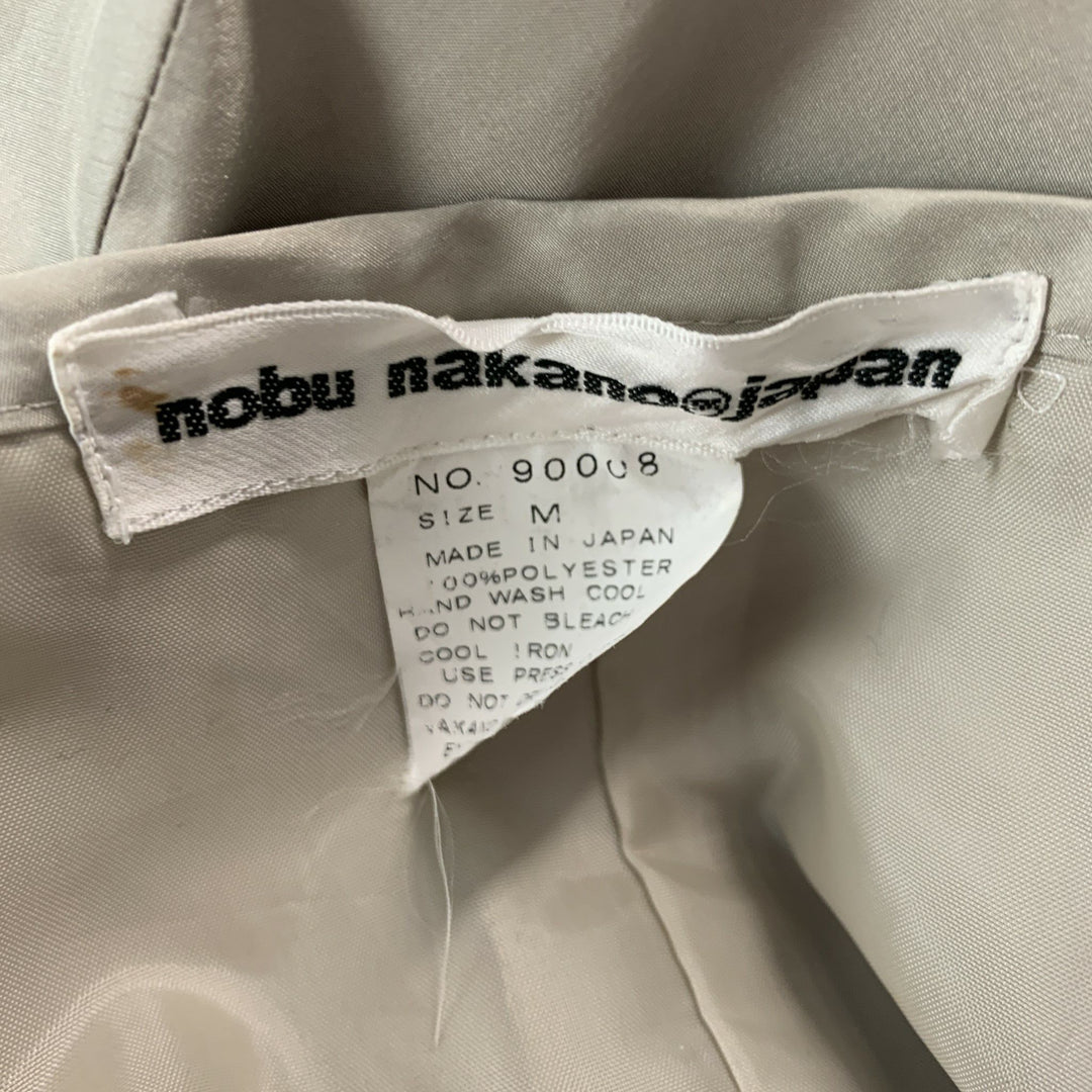 NOBU NAKANO Size M Green Sage Polyester Sleeveless Skirt Suit