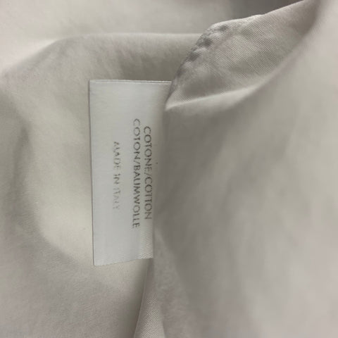 YVES SAINT LAURENT Size S White Cotton French Cuff Long Sleeve Shirt