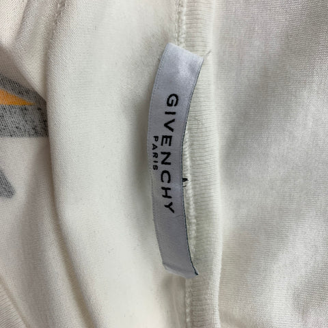 GIVENCHY Size XS White Print Cotton Mad Love T-shirt