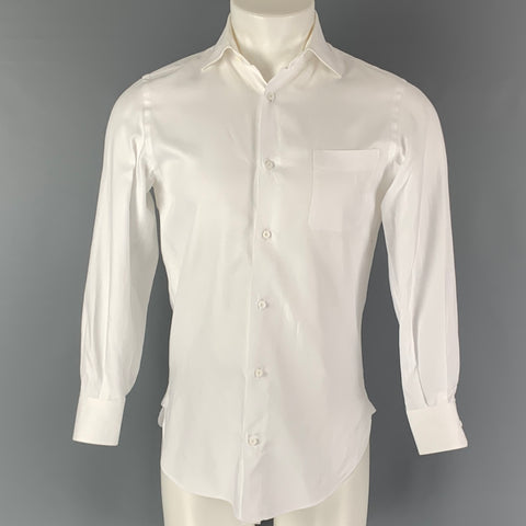 THE SUIT COMPANY Size S White One pocket Long Sleeve Shirt