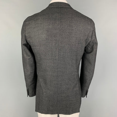 BOGLIOLI Size M Grey Charcoal Wool Blend Single Breasted Sport Coat