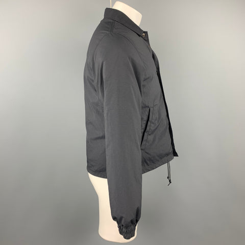 COMME des GARCONS x GANRYU Size M Black Nylon Snaps Jacket