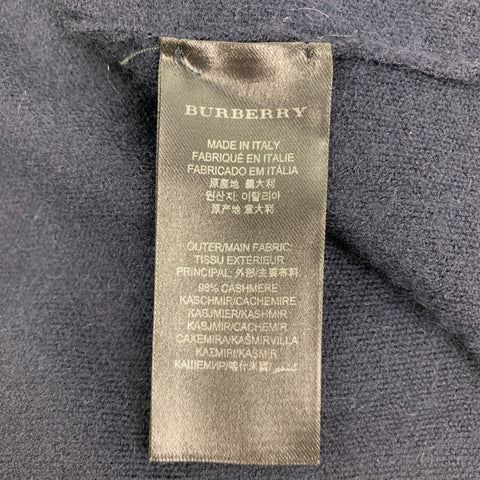 BURBERRY PRORSUM Size S Navy Cashmere Cardigan Sweater