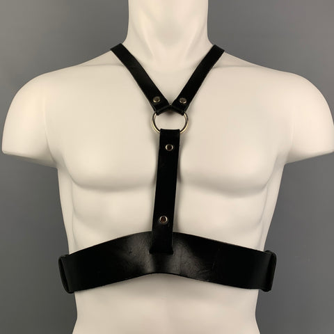 ZANA BAYNE Size S Black Leather Harness