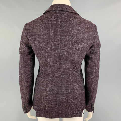 EMPORIO ARMANI Size 10 Purple Grey Heather Jacket Blazer