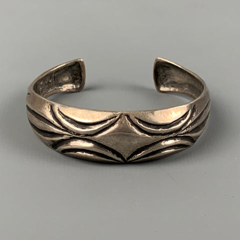TOUL HOAT Engraved Sterling Silver Cuff Bracelet