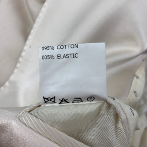 MARC JACOBS Size 42 Cream Mixed Fabrics Cotton Sport Coat