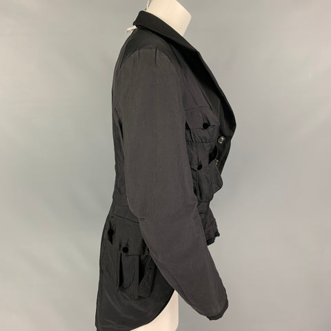 COMME des GARCONS Size S Black Wool Tails Reversible Jacket