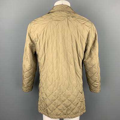 PAUL STUART Size S Taupe Quilted Gore-Tex Nylon Parka Jacket
