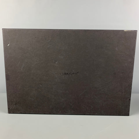 MARSELL Talla 12 Zapatos con cordones y plataforma de cuero antiguo negro