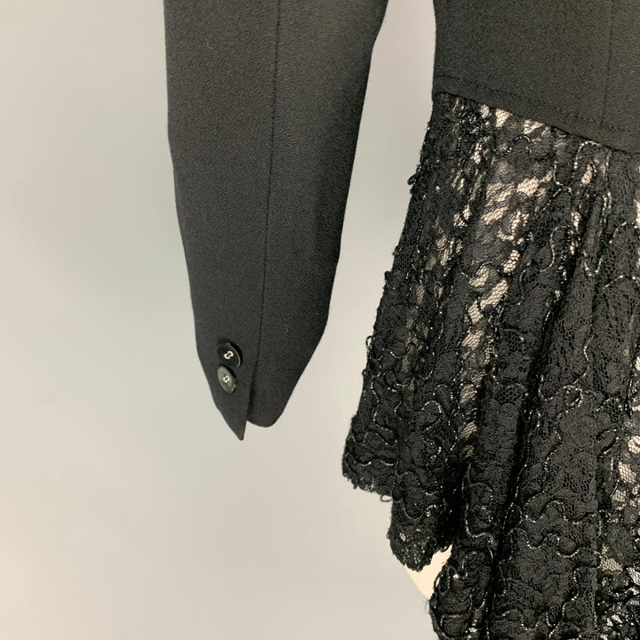 REI KAWAKUBO Size M Black Wool Mixed Fabrics Jacket