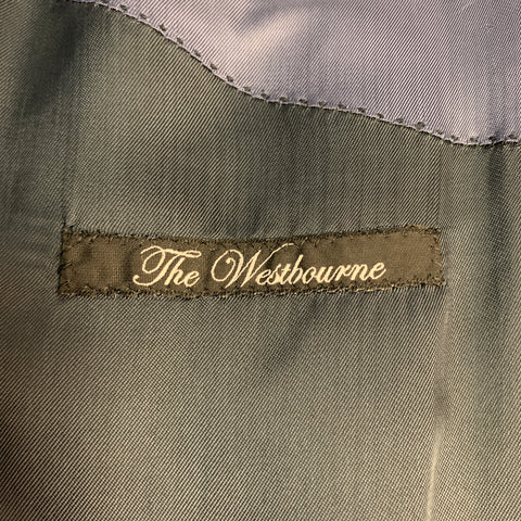 PAUL SMITH The Westbourne Size 42 Navy Velvet Notch Lapel Sport Coat