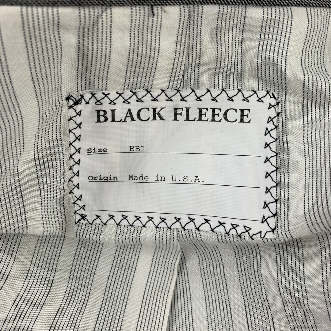 BLACK FLEECE Size 38 Grey Heather Wool Notch Lapel Sport Coat