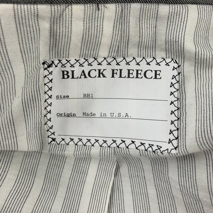 BLACK FLEECE Size 38 Grey Heather Wool Notch Lapel Sport Coat