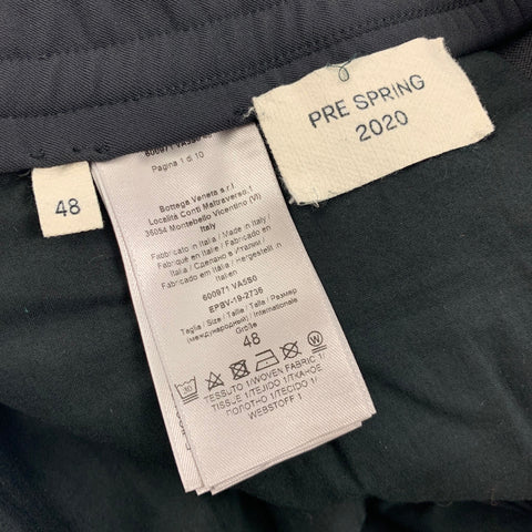 BOTTEGA VENETA Pre-Spring 2020 Size 32 Black Polyamide Casual Pants