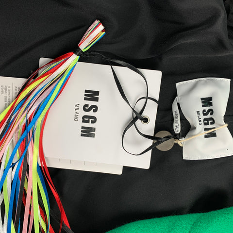 MSGM Taille 6 Manteau à double boutonnage en laine mélangée verte