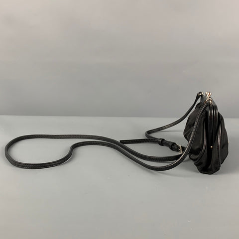 PRADA Mini sac à main bandoulière en nylon noir