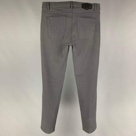 MISSION WORKSHOP Size 33 Charcoal Cotton Blend Zip Fly Jeans