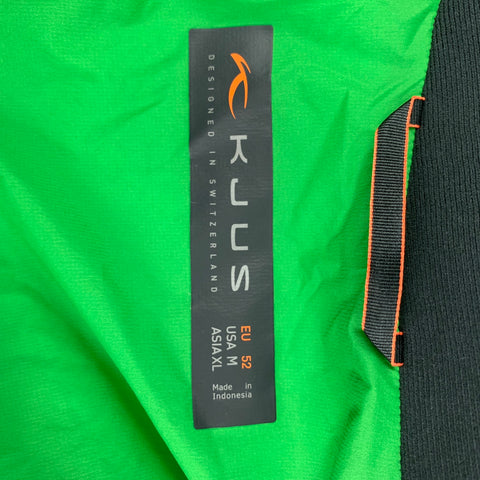 KJUS Size M Green Two Toned Nylon Blend Zip Up Jacket