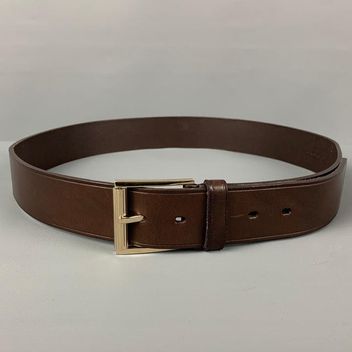 TOM FORD Size 38 Brown Leather Belt