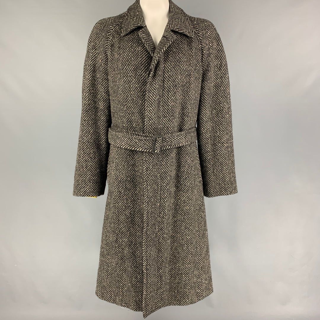 Pre-owned Louis Vuitton Wool Coat In Black