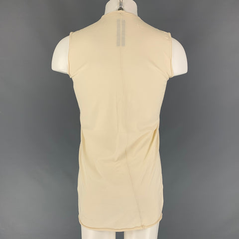RICK OWENS SPHINX FW 15 Beige Sleeveless T-shirt