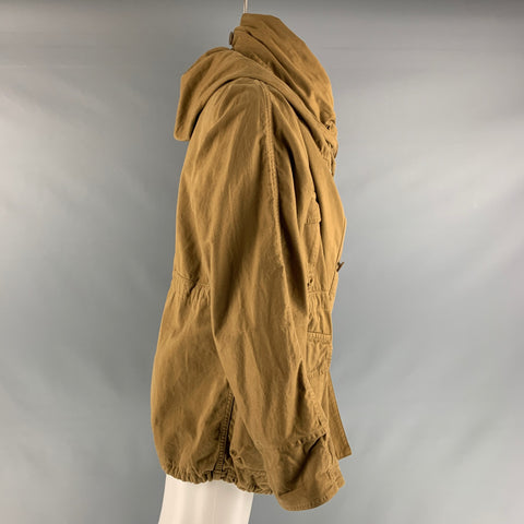 KAPITAL Size M Brown Cotton Hooded Jacket