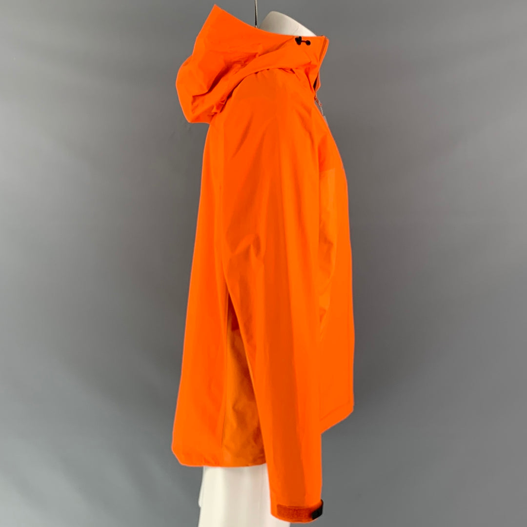 WESTCOMB Orange Nylon / Polyester Polartec Nanoshell Zip Up Jacket