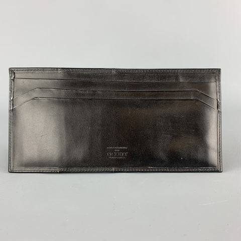 PICKETT Black Leather Card Case Wallet