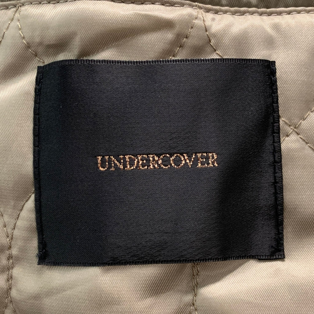 UNDERCOVER Size M Green Polyamide Hooded Coat