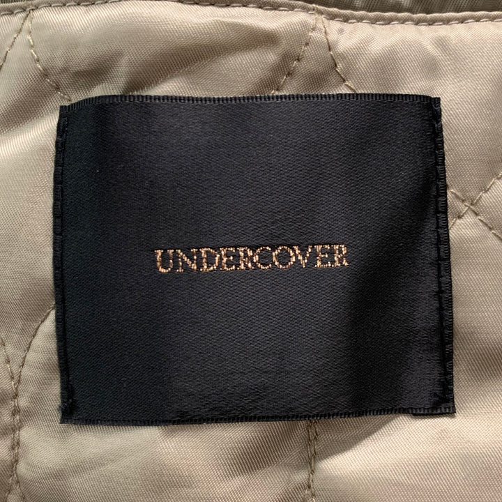 UNDERCOVER Size M Green Polyamide Hooded Coat