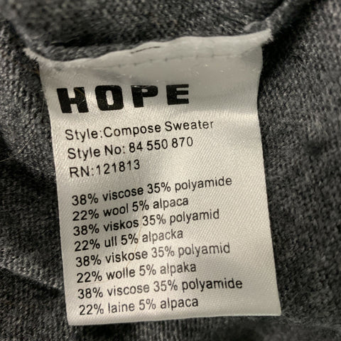 Jersey HOPE de mezcla de viscosa gris jaspeado talla XXL