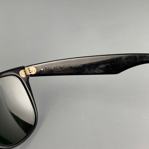 RAY-BAN Black Acetate Wayfarer Sunglasses