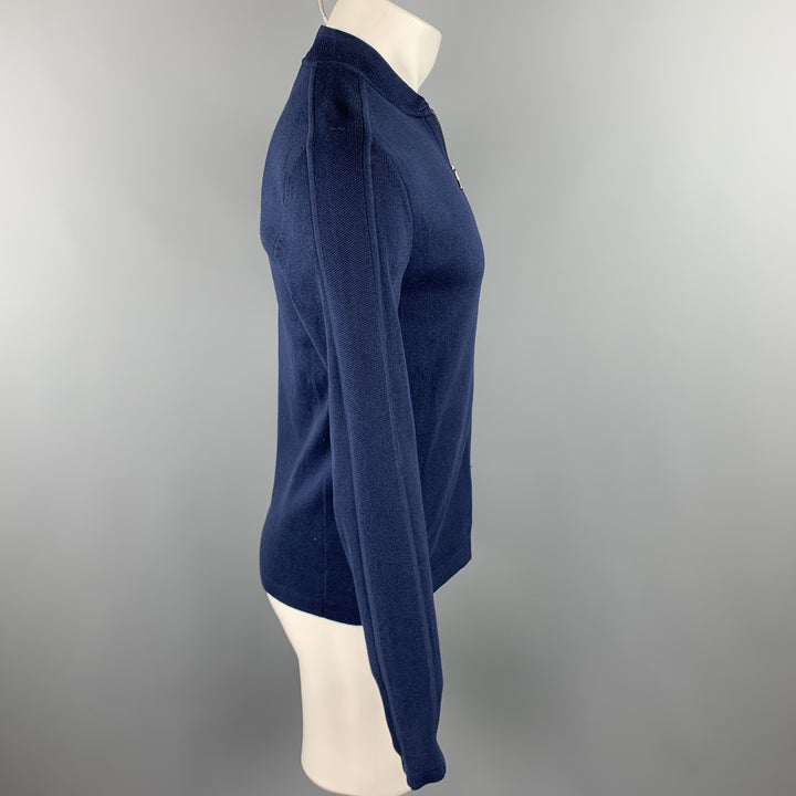 RLX par RALPH LAUREN Taille S Veste zippée en coton mélangé bleu marine