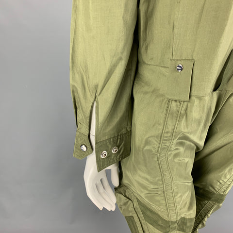 POLO par RALPH LAUREN Taille 8 Combinaison en coton et soie mousse