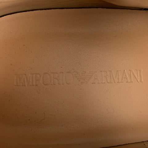 EMPORIO ARMANI Size 9.5 Grey Taupe Sneakers
