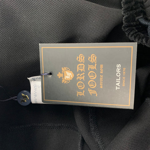 LORDS & FOOLS Size XL Black & Gold Cotton / Polyamide Sweatpants