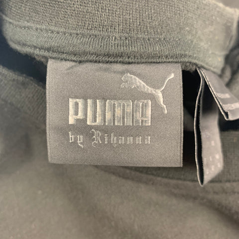 PUMA by Rihanna Taille L Sweat-shirt surdimensionné en coton noir