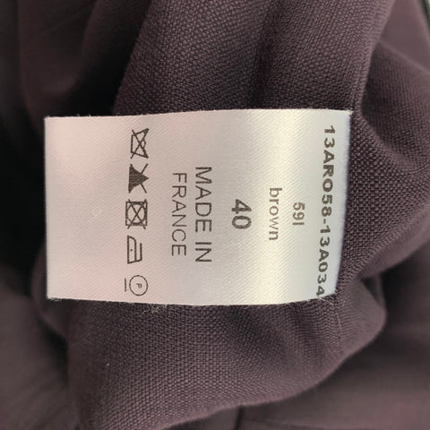 CHLOE Size 8 Eggplant Viscose Blend Sleeveless Dress