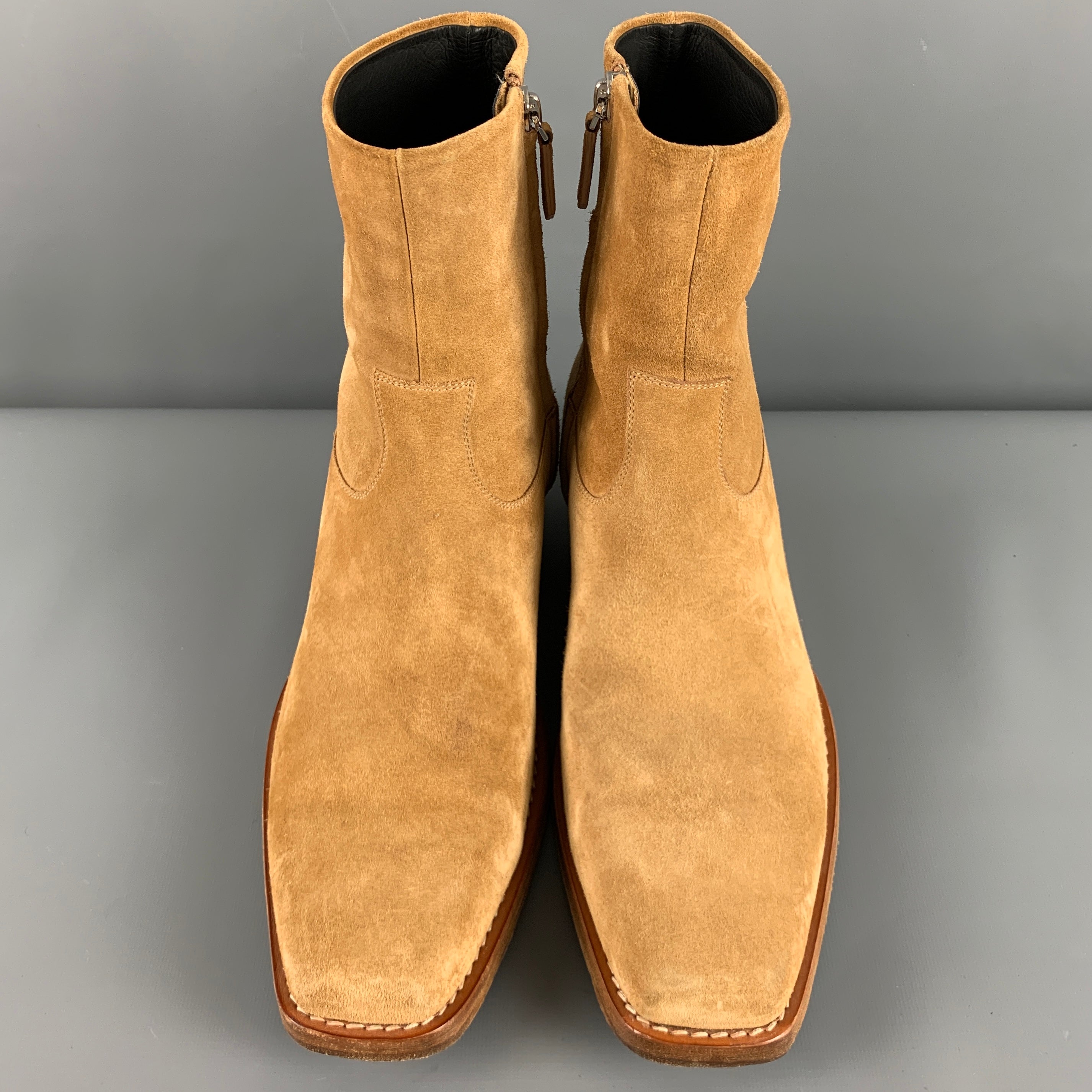 Calvin klein suede boots mens on sale