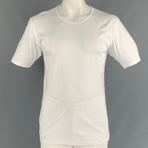 MARC JACOBS Camiseta de manga corta de algodón liso blanca Talla XL