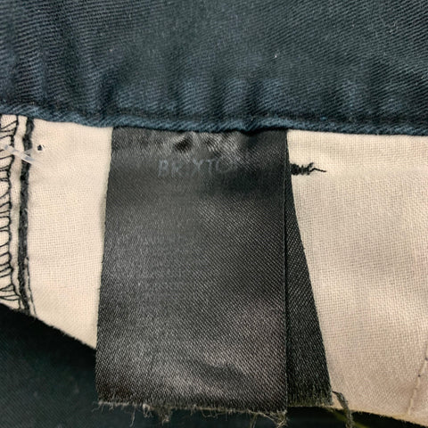 BRIXTON Size 31 Black Cotton Chino Shorts
