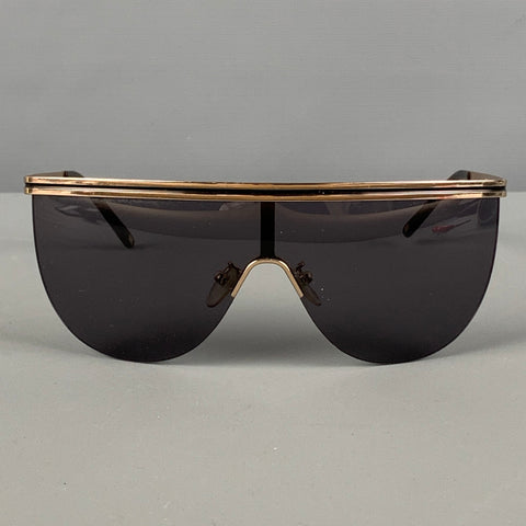 Lunettes de soleil ESCADA en métal noir doré